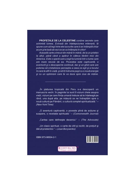 Copertă produs Profeţiile de la Celestine - gallery big 2