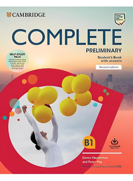 Copertă produs Complete Preliminary, Self Study Pack (SB w Answers w Online Practice and WB w Answers w Audio Download and Class Audio) - gallery big 1