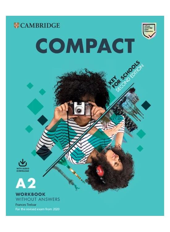 Copertă produs Compact Key for Schools, Workbook without Answers with Audio Download - gallery big 1