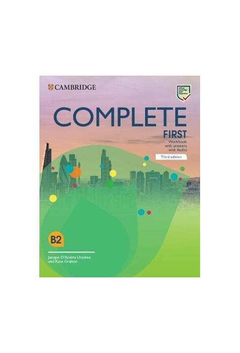 Copertă produs Complete First Workbook with Answers with Audio 3rd Edition