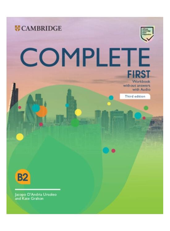 Copertă produs Complete First Workbook without Answers with Audio 3rd Edition - gallery big 1