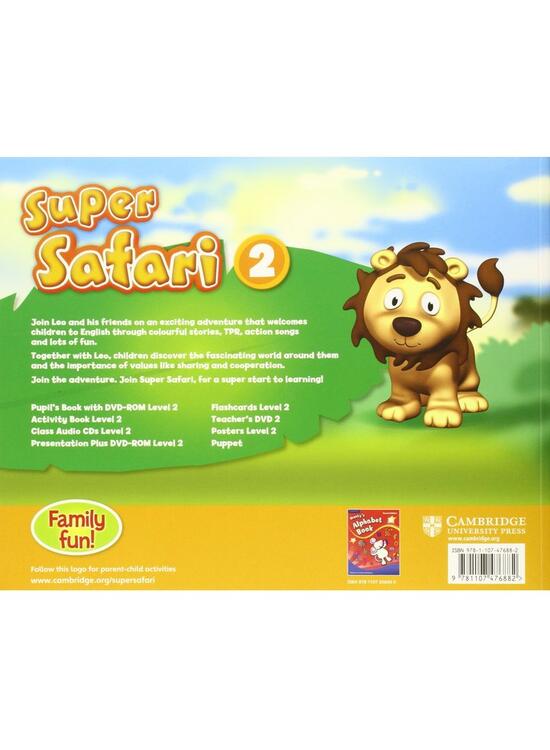 Copertă produs Super Safari Level 2, Pupil's Book with DVD-ROM - gallery big 2