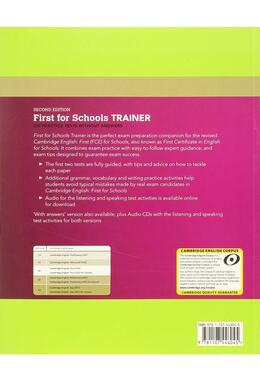 Copertă produs First for Schools Trainer 2nd ed. Six Practice Tests without Answers with Audio