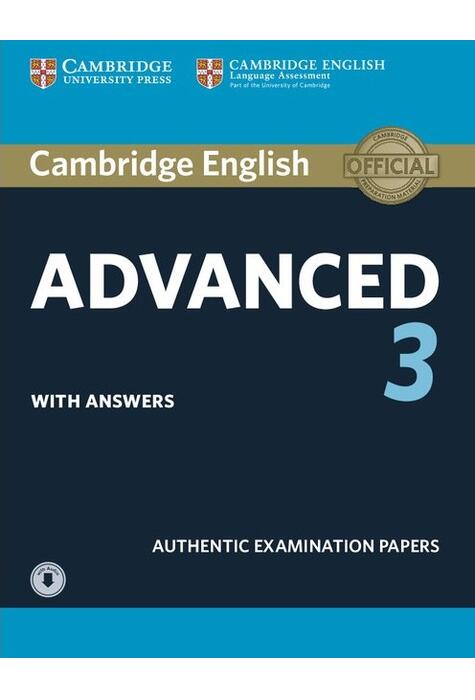Copertă produs Cambridge English Advanced 3, Student's Book with Answers with Audio