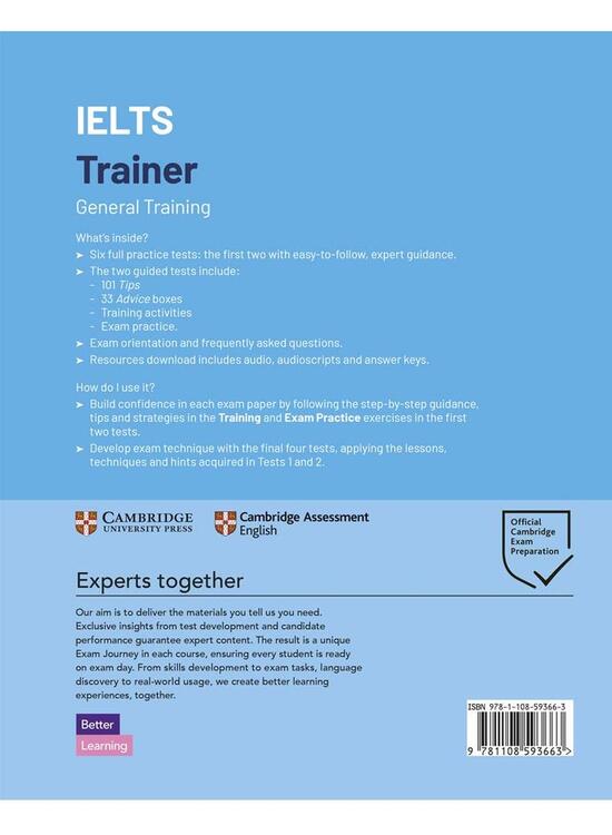 Copertă produs IELTS Trainer 2, Six Practice Tests - gallery big 2