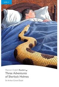 Copertă produs Level 4: Three Adventures of Sherlock Holmes, With MP3 Audio CD
