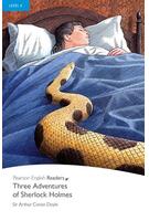 Copertă produs Level 4: Three Adventures of Sherlock Holmes, With MP3 Audio CD