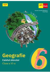 Copertă produs Geografie. Caietul elevului. Clasa a VI-a