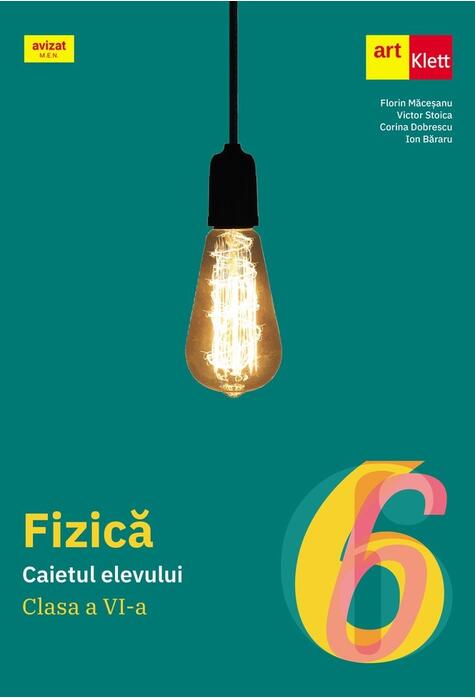 Copertă produs Fizică. Caietul elevului. Clasa a VI-a
