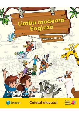 Copertă produs Limba modernă. Engleză, Clasa a III-a (Caiet de lucru)