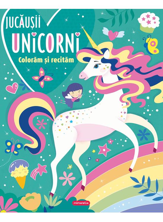 Copertă produs Jucăușii unicorni - Colorăm și recităm - gallery big 1