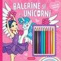 Copertă produs Balerine și unicorni - Carte de colorat - gallery small 