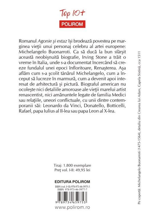 Copertă produs Agonie şi extaz (2 volume) - gallery big 3