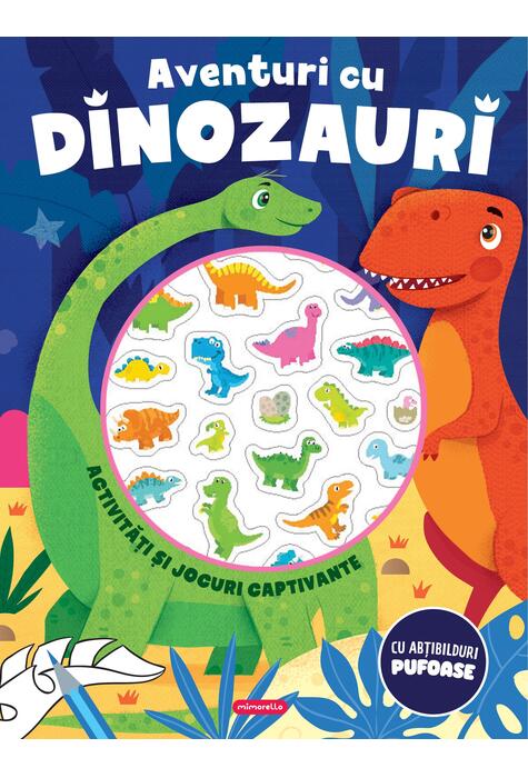 Copertă produs Aventuri cu dinozauri - Activități și jocuri captivante