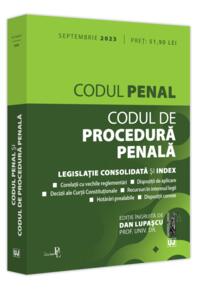 Copertă produs Codul penal și Codul de procedură penală: septembrie 2023