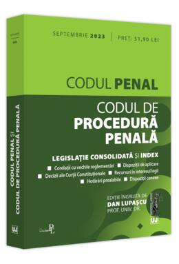 Copertă produs Codul penal și Codul de procedură penală: septembrie 2023