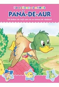 Copertă produs Povestioare cu animale. Pană-de-aur