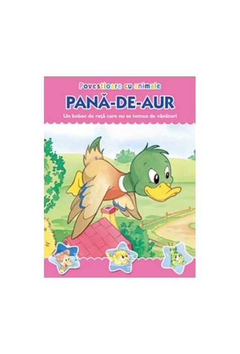 Copertă produs Povestioare cu animale. Pană-de-aur