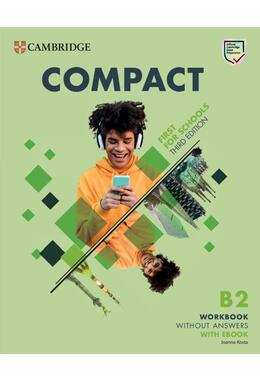 Copertă produs Compact First For Schools B2 First Workbook without Answers with eBook