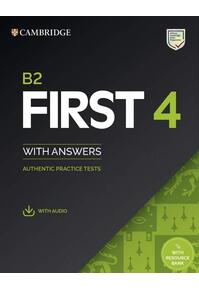 Copertă produs B2 First 4 Student's Book with Answers with Audio with Resource Bank Authentic Practice Tests