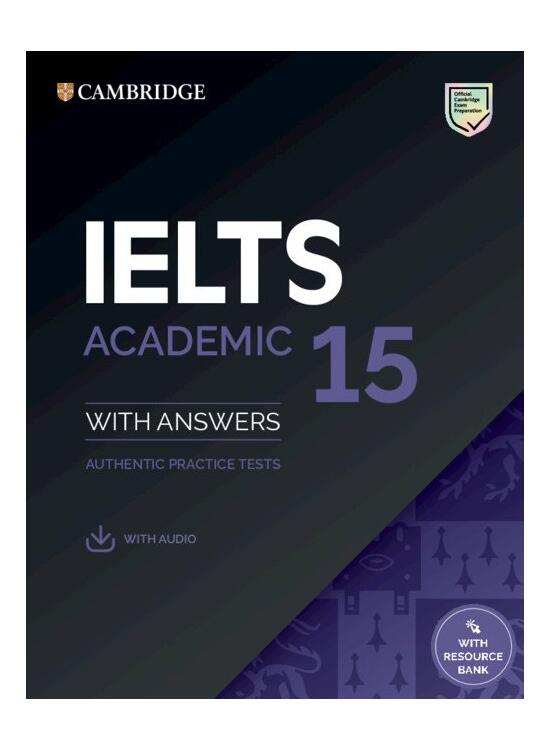 Copertă produs IELTS 15 Academic Student's Book with Answers with Audio with Resource Bank - gallery big 1