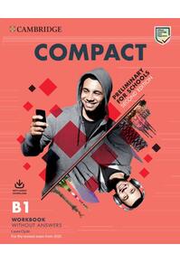 Copertă produs Compact Preliminary for Schools, Workbook without Answers with Audio Download