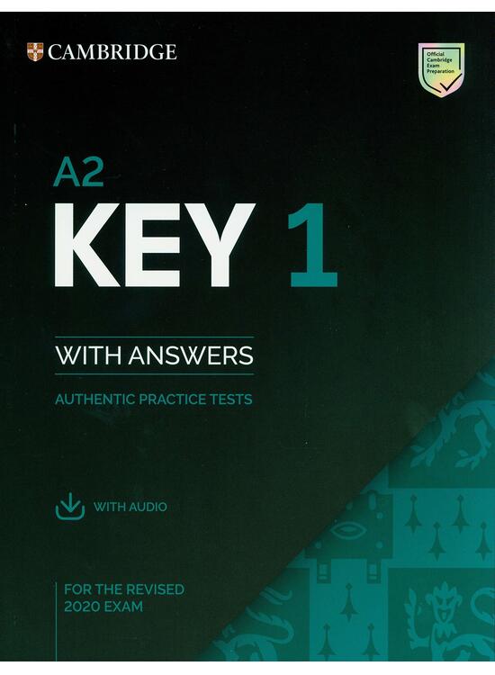 Copertă produs A2 Key 1, Student's Book with Answers with Audio - gallery big 1