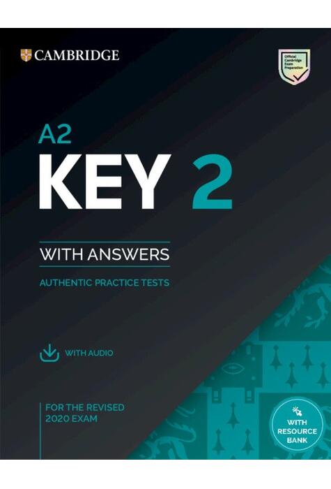 Copertă produs A2 Key 2, Student's Book with Answers with Audio with Resource Bank