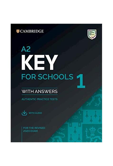 Copertă produs A2 Key for Schools 1, Student's Book with Answers with Audio