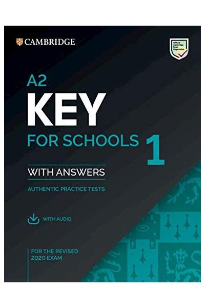 A2 Key for Schools 1, Student's Book with Answers with Audio