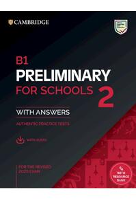 Copertă produs B1 Preliminary for Schools 2 Student's Book with Answers with Audio with Resource Bank