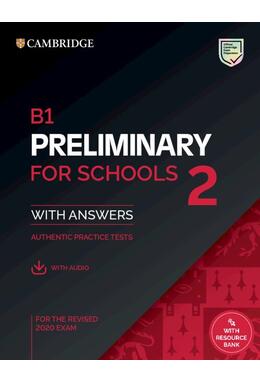 Copertă produs B1 Preliminary for Schools 2 Student's Book with Answers with Audio with Resource Bank