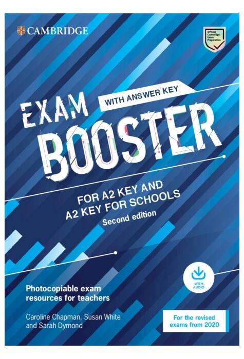 Copertă produs Exam Booster for A2 Key and A2 Key for Schools with Answer Key with Audio for the Revised 2020 Exams