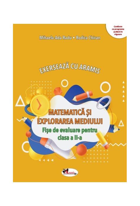 Copertă produs Exersează cu Aramis. Matematică și explorarea mediului. Clasa a II-a