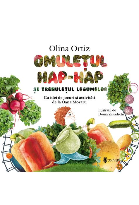 Copertă produs Omulețul Hap-hap și trenulețul legumelor