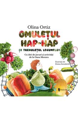 Copertă produs Omulețul Hap-hap și trenulețul legumelor