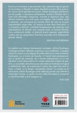 Copertă produs Cioran. Filosofia unui &bdquo;antifilosof&rdquo;