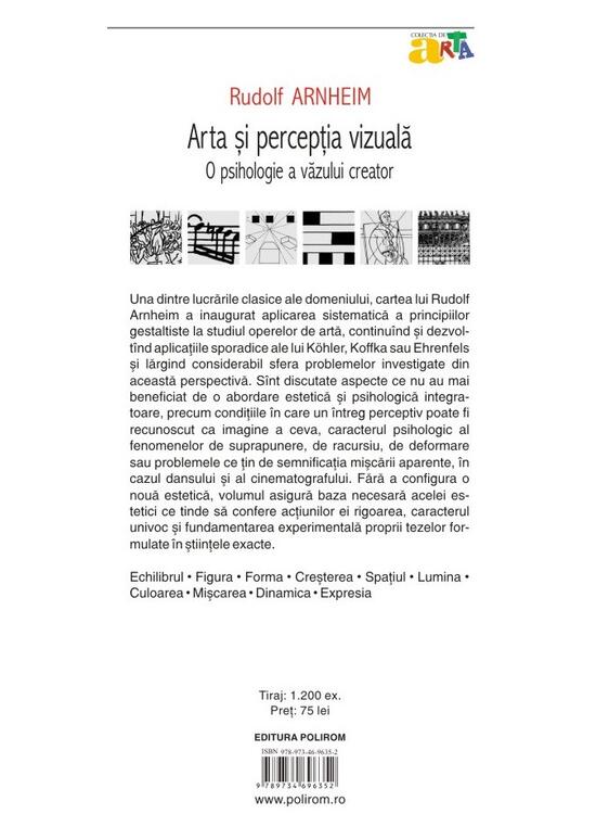 Copertă produs Arta şi percepţia vizuală - gallery big 2