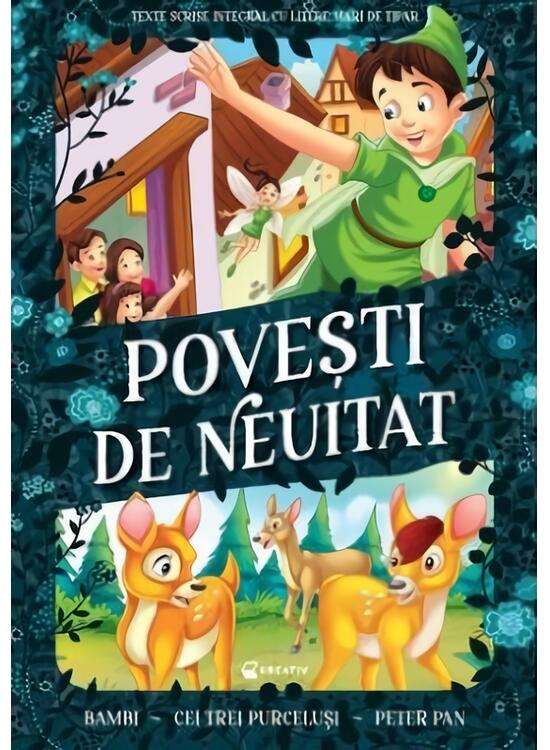 Copertă produs Povești de neuitat. Bambi, Cei trei purceluși, Peter Pan - gallery big 1