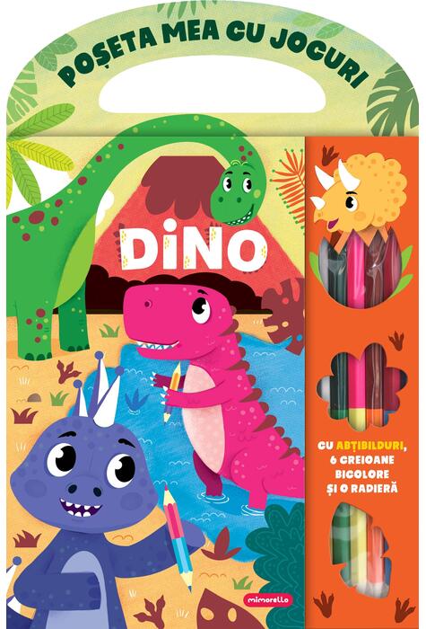 Copertă produs Poșeta mea cu jocuri - Dinozauri