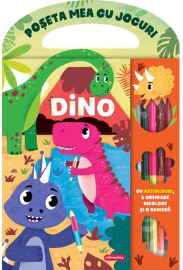 Copertă produs Poșeta mea cu jocuri - Dinozauri