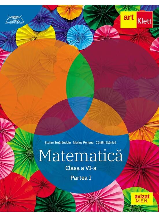 Copertă produs Matematică. Clasa a VI-a. Partea 1 (Ediție 2023) - Traseul albastru. Clubul Matematicienilor - gallery big 1
