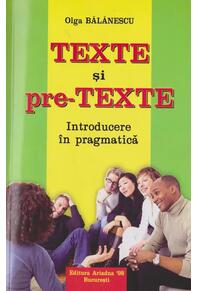 Copertă produs Texte și pretexte