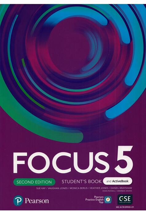 Copertă produs Focus 5 Student's Book and ActiveBook, 2nd edition (B2+)