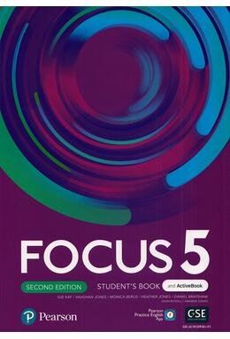 Copertă produs Focus 5 Student's Book and ActiveBook, 2nd edition (B2+)