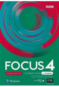 Copertă produs Focus 4 Student's Book and ActiveBook, 2nd edition (B2)