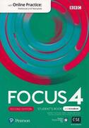 Focus 4 Student's Book and ActiveBook with Online Practice, 2nd edition (B2)