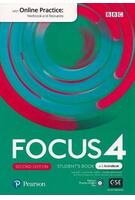 Focus 4 Student's Book and ActiveBook with Online Practice, 2nd edition (B2)