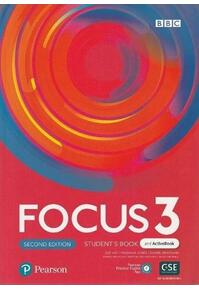 Copertă produs Focus 3 Student's Book and ActiveBook, 2nd edition (B1+)