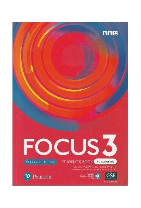 Copertă produs Focus 3 Student's Book and ActiveBook, 2nd edition (B1+)